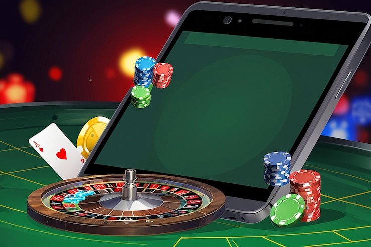 Studio live-dealer shenhe dengan meja blackjack dan dealer profesional